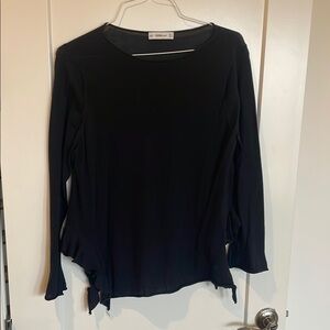 Black Long Sleeve Top